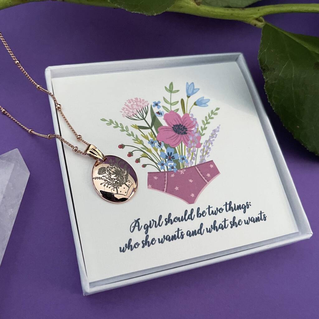 Celebrate Women Rose Gold Necklace