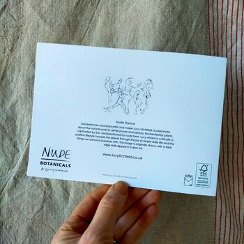 Nude Dance Greeting Card, 2 of 2