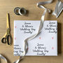 Personalised Wedding Day Finally! Wrapping Paper, thumbnail 2 of 2