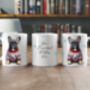 Personalised French Bulldog In Christmas Jumper Mug C, thumbnail 2 of 2