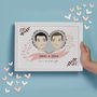 Personalised Same Sex Couple Print For Men, thumbnail 3 of 4