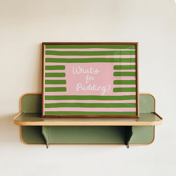What's For Pudding? Funny Kitchen Print, 12 of 12