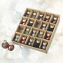 Mini Amber Green Grey Glass Christmas Baubles Set Of 25, thumbnail 6 of 6