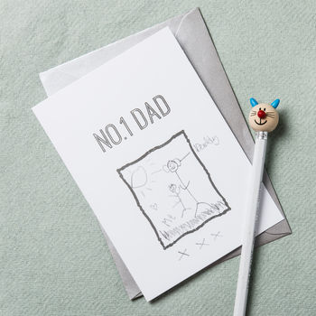 Personalised Draw Your Own Father's Day Card, 2 of 3