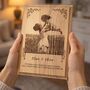 Engraved Photo On Wood Frame Grandparent Gift, thumbnail 3 of 9