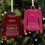 Personalised Jumper Christmas Decoration, thumbnail 1 of 3