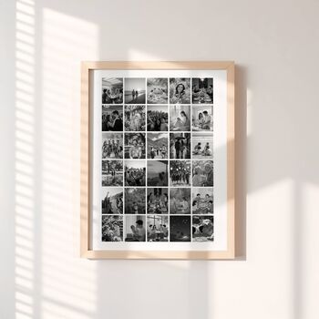 Personalised 30 Photo Collage Print, 4 of 8