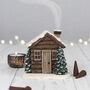 Christmas House/Log Cabin Incense Cone Burner, thumbnail 3 of 3