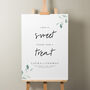 Botanical Wedding Bar Menu Sign 'Laura', thumbnail 9 of 9