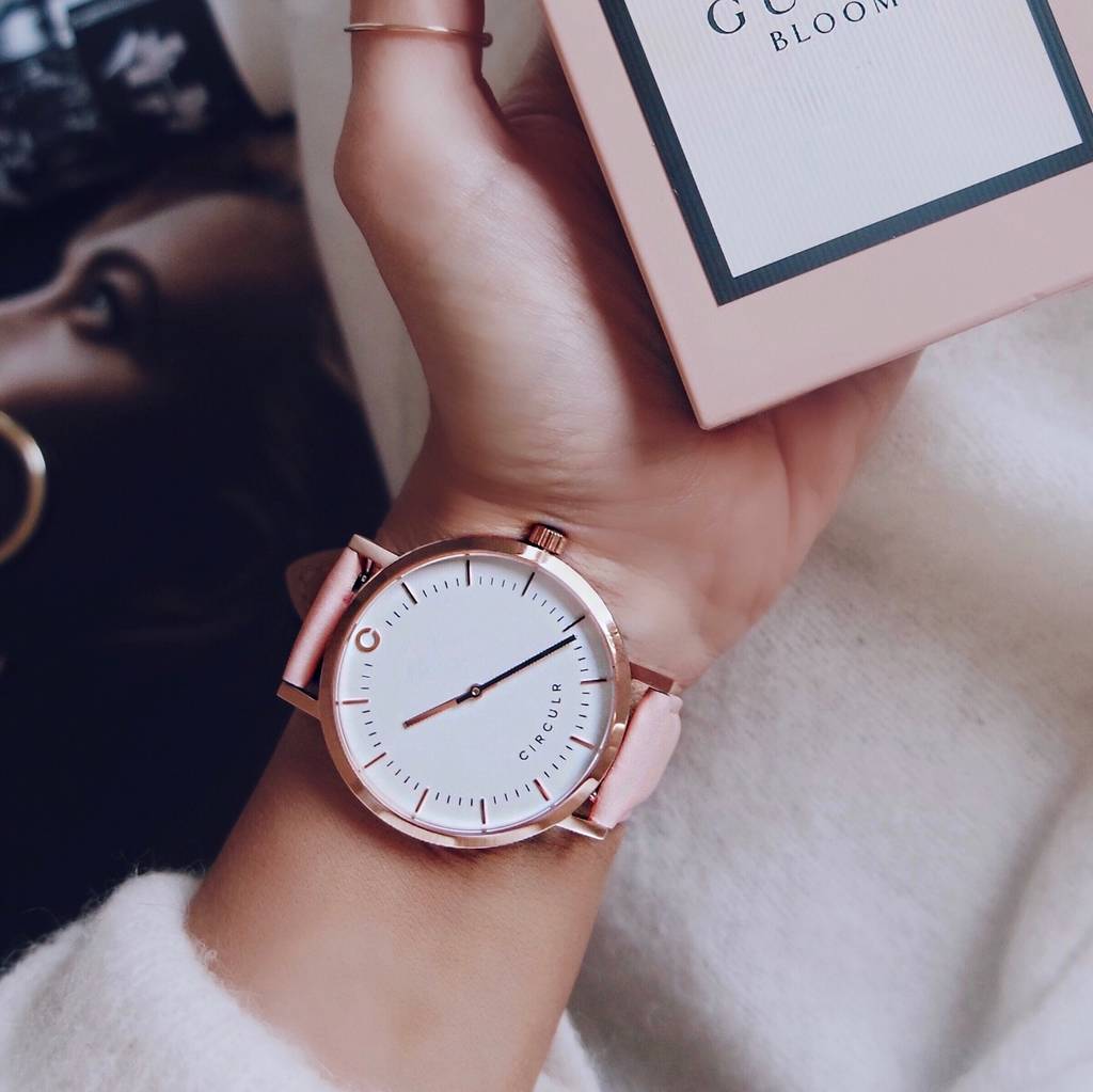 noise rose gold watch
