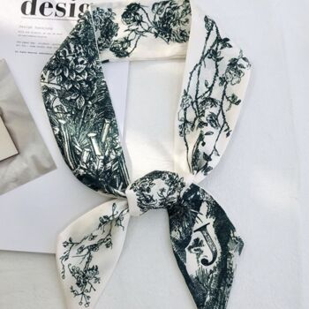 Personalised Initial Whimsical Long Scarf, 4 of 8