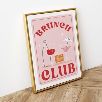 Brunch Club: Mid Century Modern Cocktail Wall Art, 8 of 9