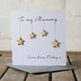Personalised Wooden Stars Message Card, thumbnail 3 of 3