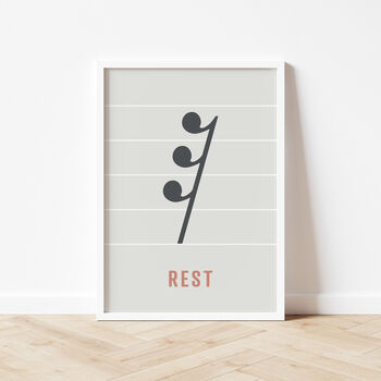 Note Rest Print | 32nd Note, 10 of 10
