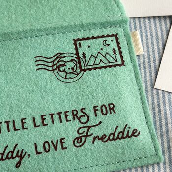 Personalised Little Letters For Daddy Reusable Envelope And Cards, 10 of 10