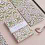 'Flora Nouveau' Collection A6 Set Of Three Notebooks, thumbnail 4 of 4