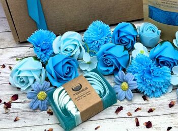 The Blue Sensation Spa Flowers Luxury Gift Box, 5 of 10