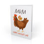 Mother’s Day Card Personalised With Mother Hen, thumbnail 1 of 4