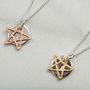 Personalised Star Overlay Necklace Gift For Her, thumbnail 2 of 4