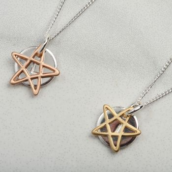 Personalised Star Overlay Necklace Gift For Her, 2 of 4