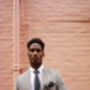Mens Tonal Green/Blue Floral Cotton Pocket Square, thumbnail 2 of 9