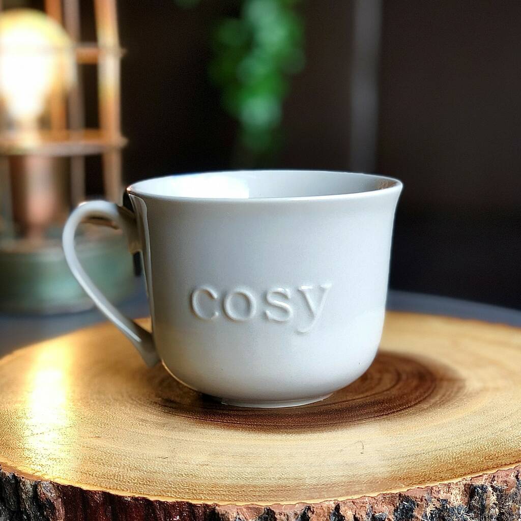 Cosy Mug By The Alphabet Gift Shop