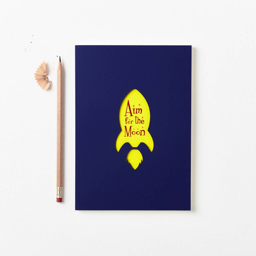 Aim For The Moon Notebook, 1 of 4