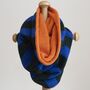 Reversible Pure Cashmere Snood Scarf, thumbnail 8 of 12