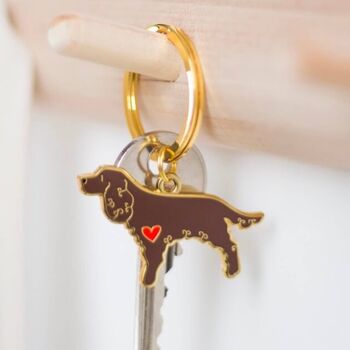 Working Cocker Spaniel Keyring, 5 of 8