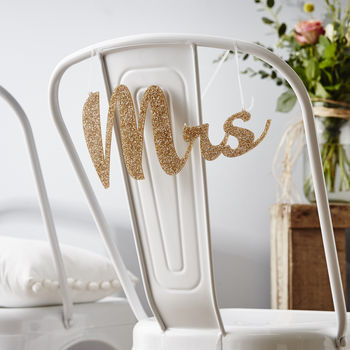 Personalised Wedding Chair Sign, 10 of 11