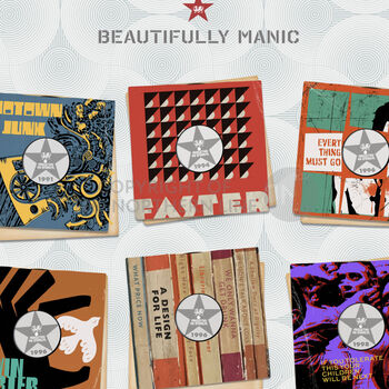 Beautifully Manic Music Poster Print, 3 of 4
