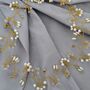 Bridal Hair Hair Vine – Gold/Silver Pearl Hair Accessories, thumbnail 4 of 9