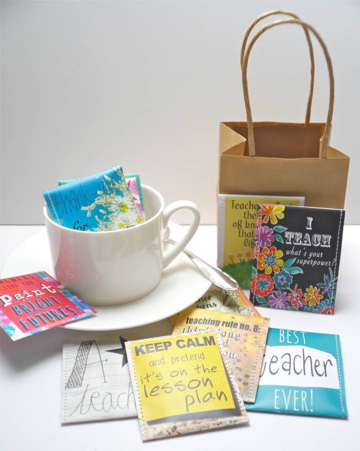 teacher tea gift by victoria mae designs | notonthehighstreet.com