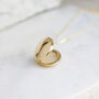 9ct Solid Gold Oval Locket Necklace, thumbnail 2 of 7