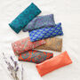 Handmade Sari Fabric Weighted Aromatherapy Eye Pillow, thumbnail 1 of 12