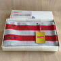 Personalised Pure Cashmere Bold Stripe Baby Blanket, thumbnail 3 of 7