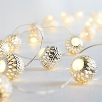 Ball Fairy Lights Silver, 2 of 3