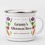 Personalised Allotment Brew Enamel Mug, thumbnail 7 of 7