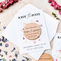Wedding Save The Date Magnet Wildflower Cards, thumbnail 1 of 11