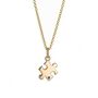 Solid 9ct Gold Jigsaw Puzzle Necklace With Sapphire, thumbnail 3 of 5