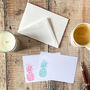 Personalised Pineapple Notecards, thumbnail 1 of 4