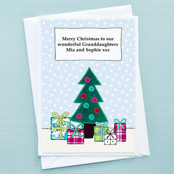 'Christmas Tree' Personalised Childrens Christmas Card, 3 of 4