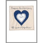 Personalised Sapphire Wedding Anniversary Card, thumbnail 7 of 12