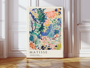 Matisse Set Of Two Pastel Landscape Art Prints, 4 of 4