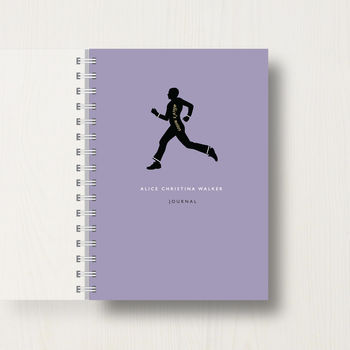 Personalised Fitness Lovers Journal Or Notebook, 8 of 8