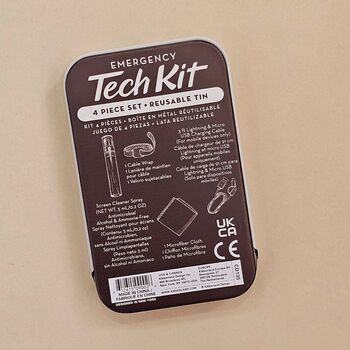 Emergency Four Piece Tech Kit Tin, 3 of 3