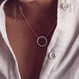 Personalised Medium Hoop Necklace, thumbnail 5 of 12