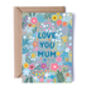Floral Mother's Day Card 'Love You Mum', thumbnail 5 of 5