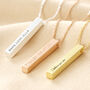 Personalised Bar Necklace, thumbnail 4 of 12