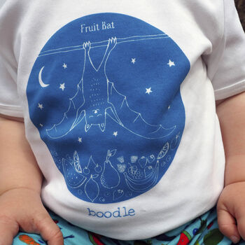 Organic Fruit Bat Baby T Shirt, 3 of 7